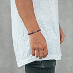 Garnet Evil Eye Bracelet