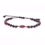 Hematite Evil Eye Mini Bracelet
