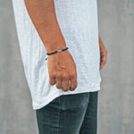 Mat Onyx Evil Eye Mini Bracelet