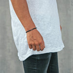 Mat Onyx Evil Eye Mini Bracelet