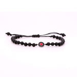 Mat Onyx Evil Eye Mini Bracelet