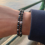 Rocktonica Emblem Onyx Bracelet