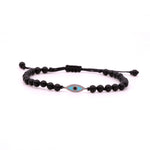 Mat Onyx Evil Eye Mini Bracelet